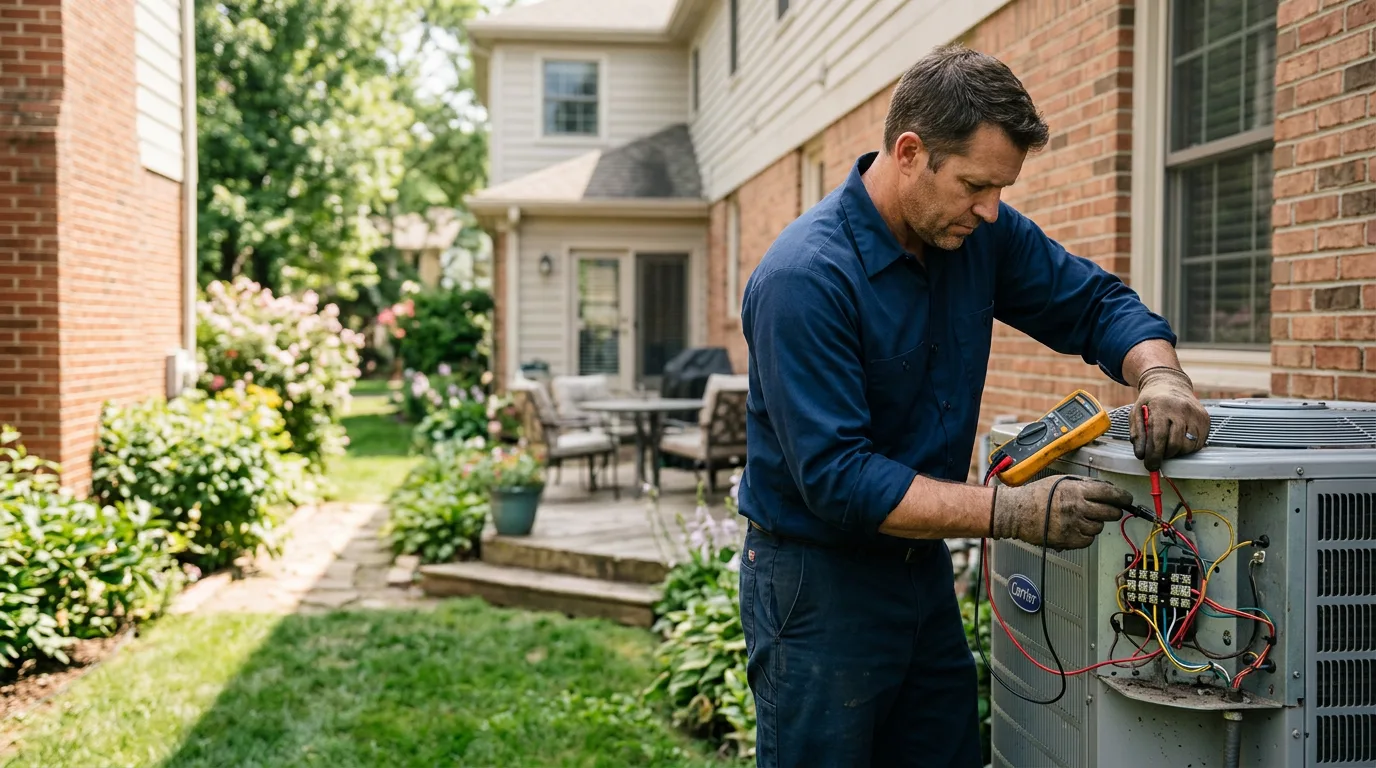 HVAC technician working near Ehrenberg, AZ